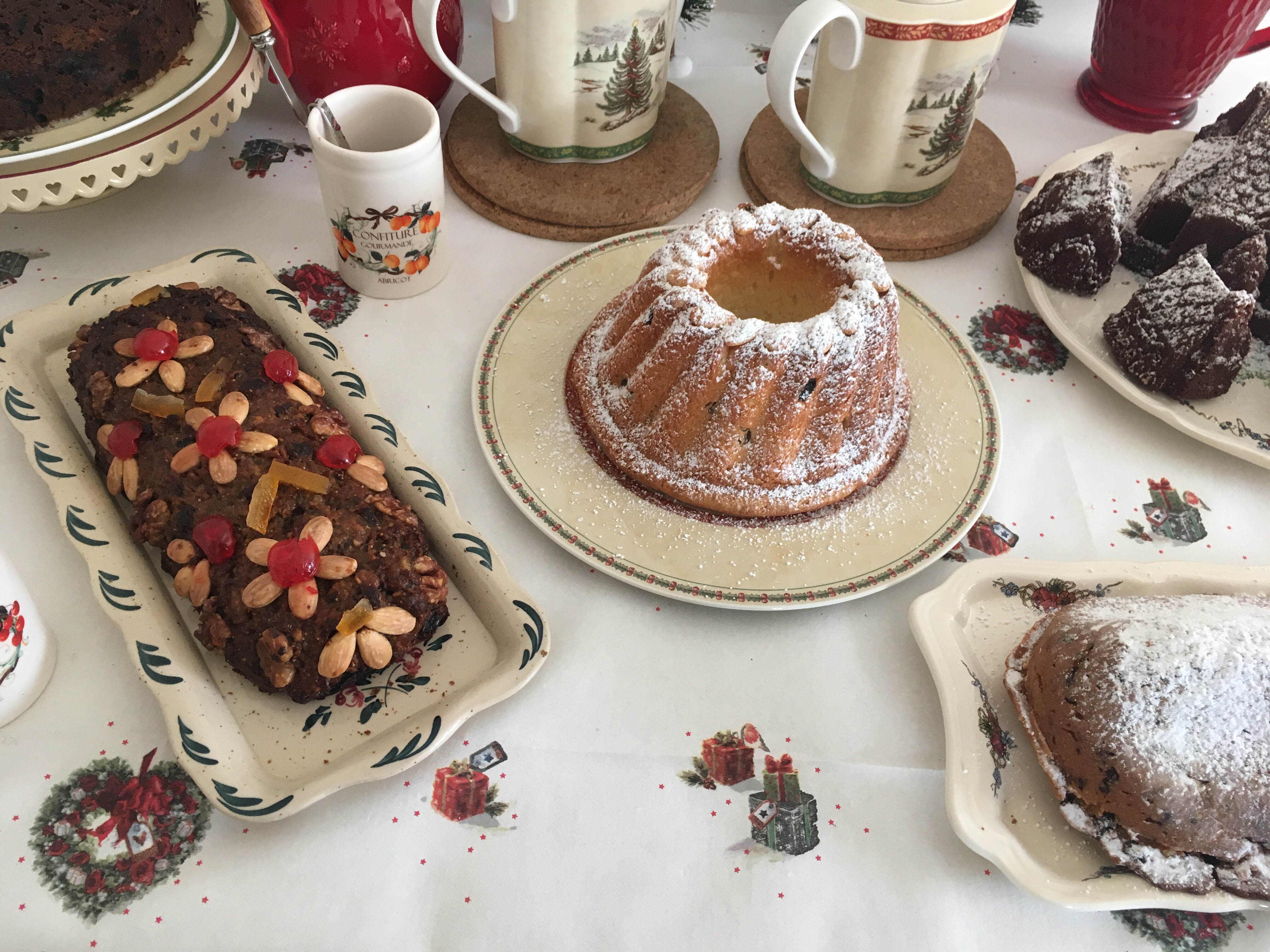 Delicious homemade pastries for Christmas