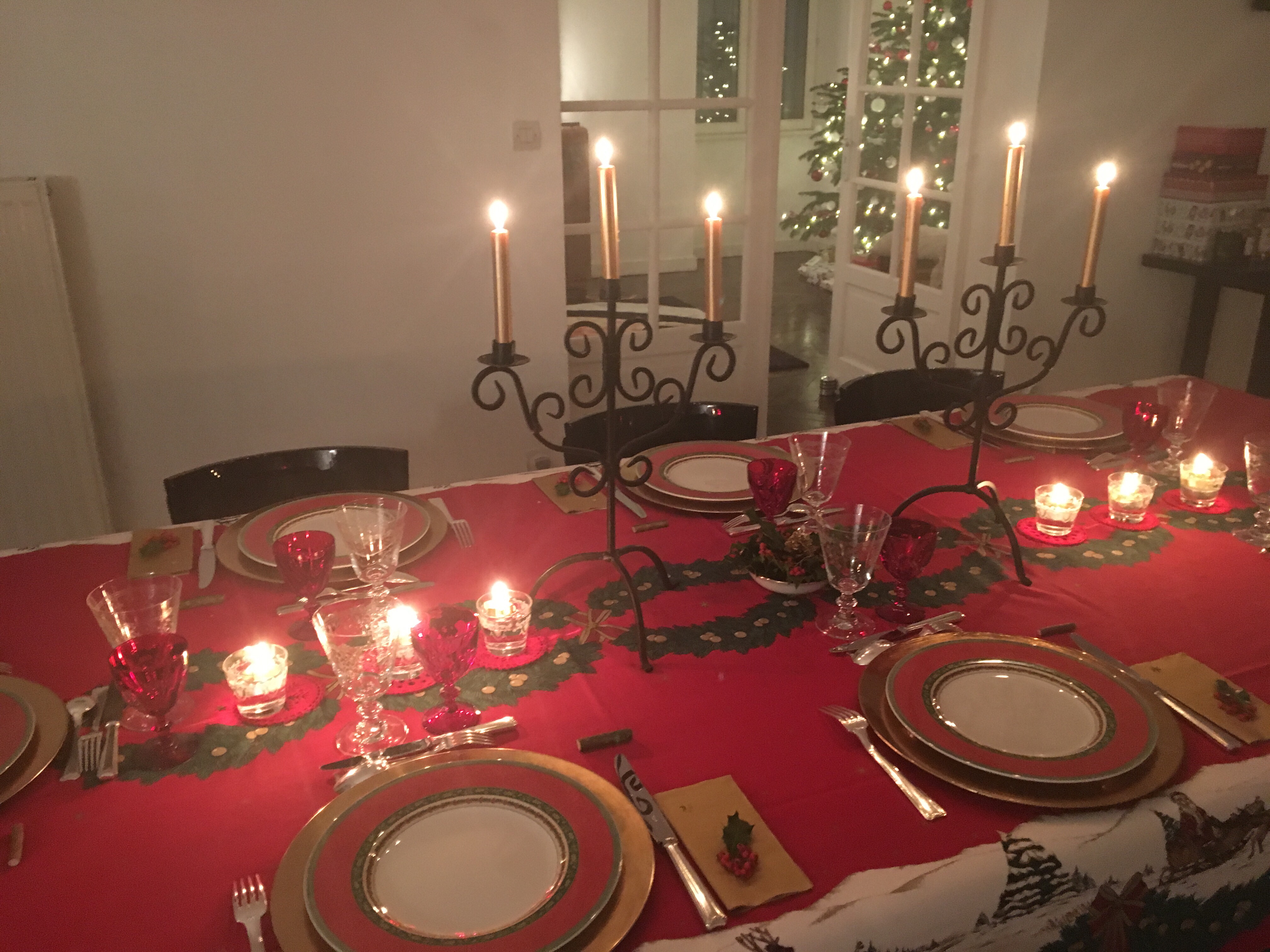 Christmas Eve by candlelight