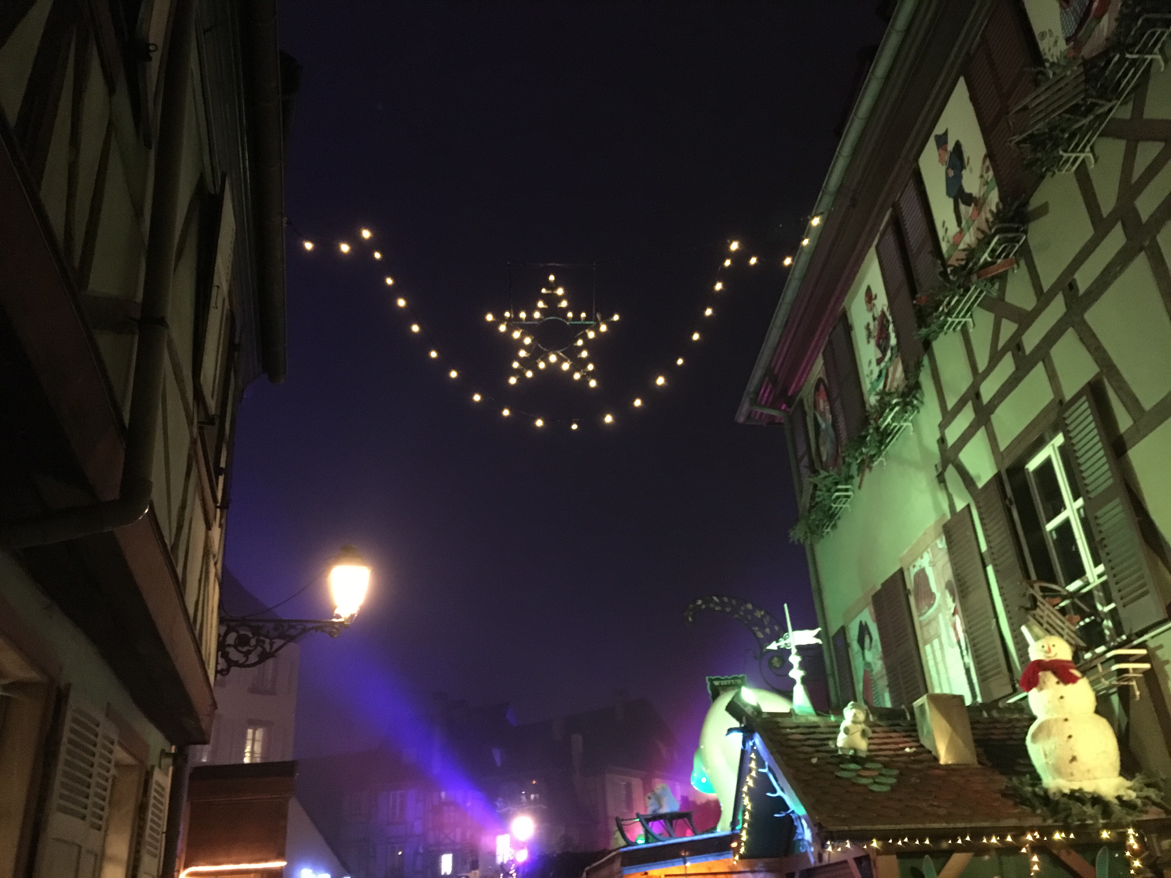 A Christmas night at Colmar, Alsace