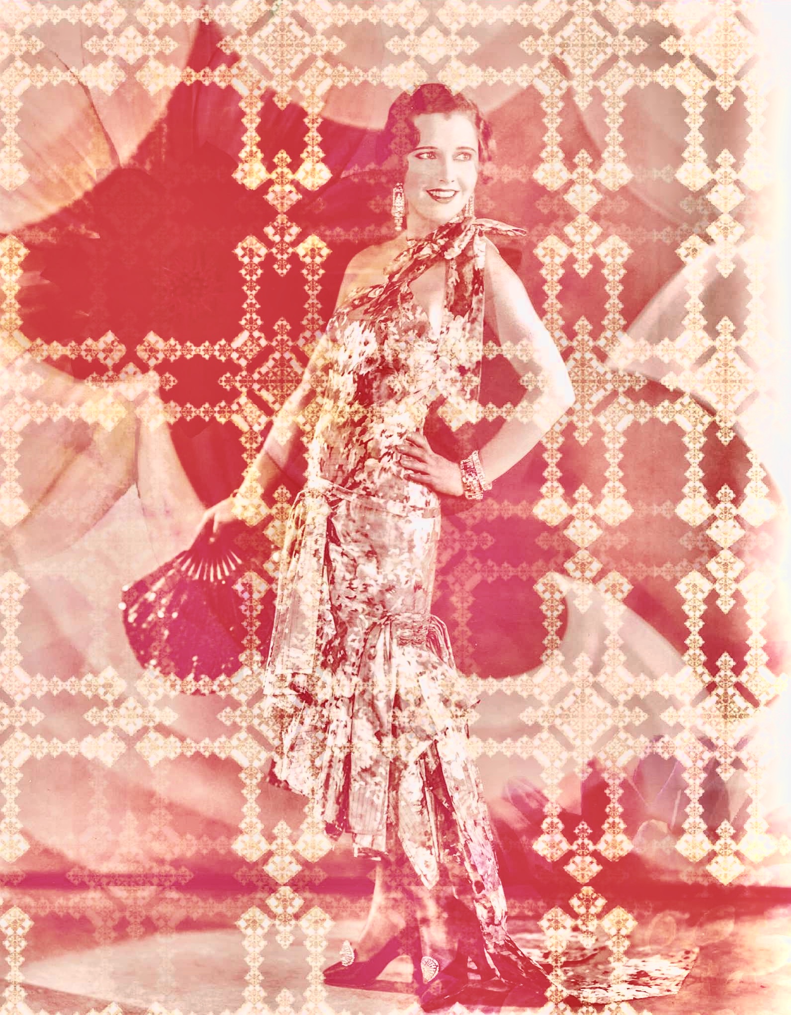 The pretty American actress Jean Arthur