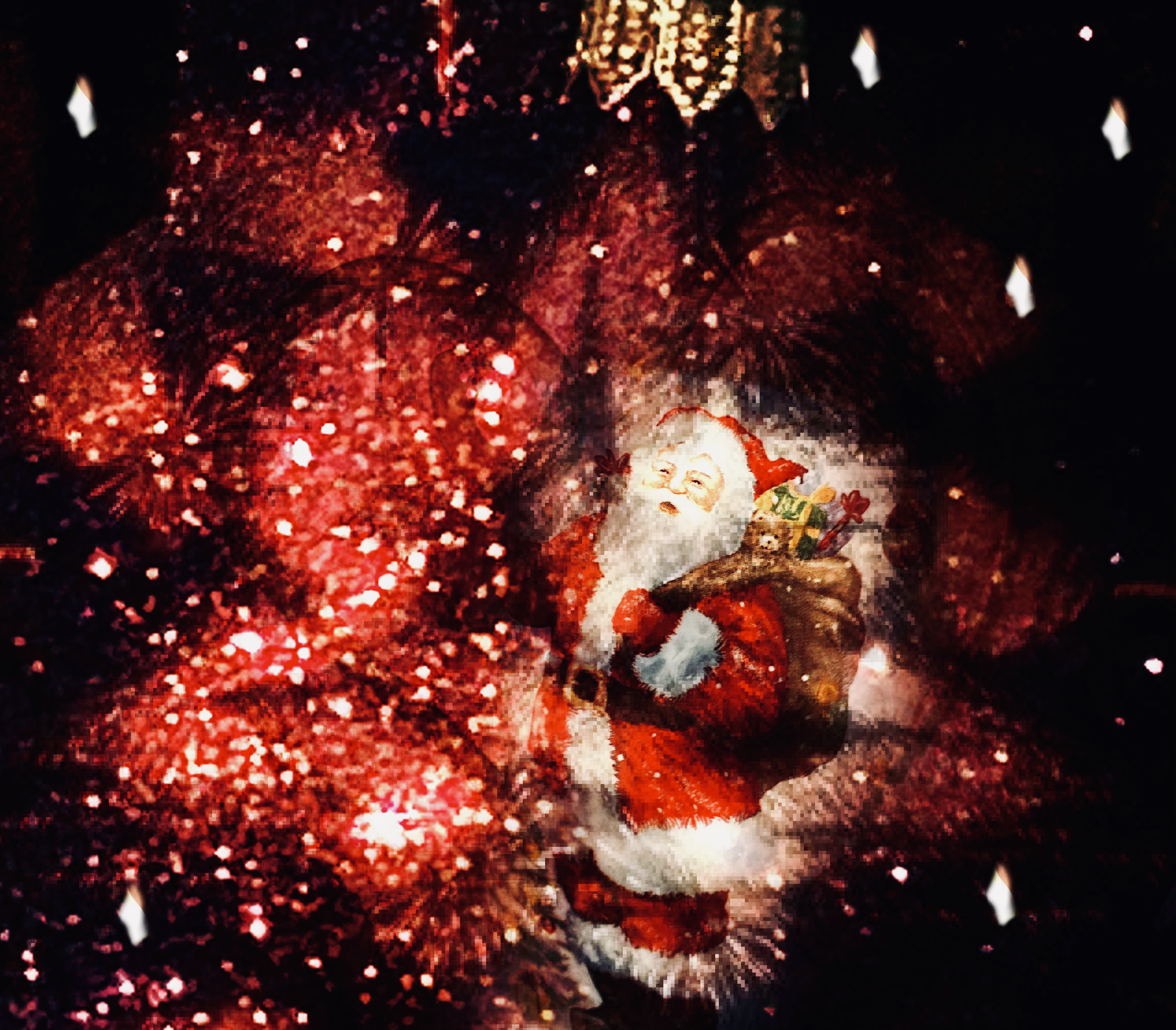 Red sparkling Christmas