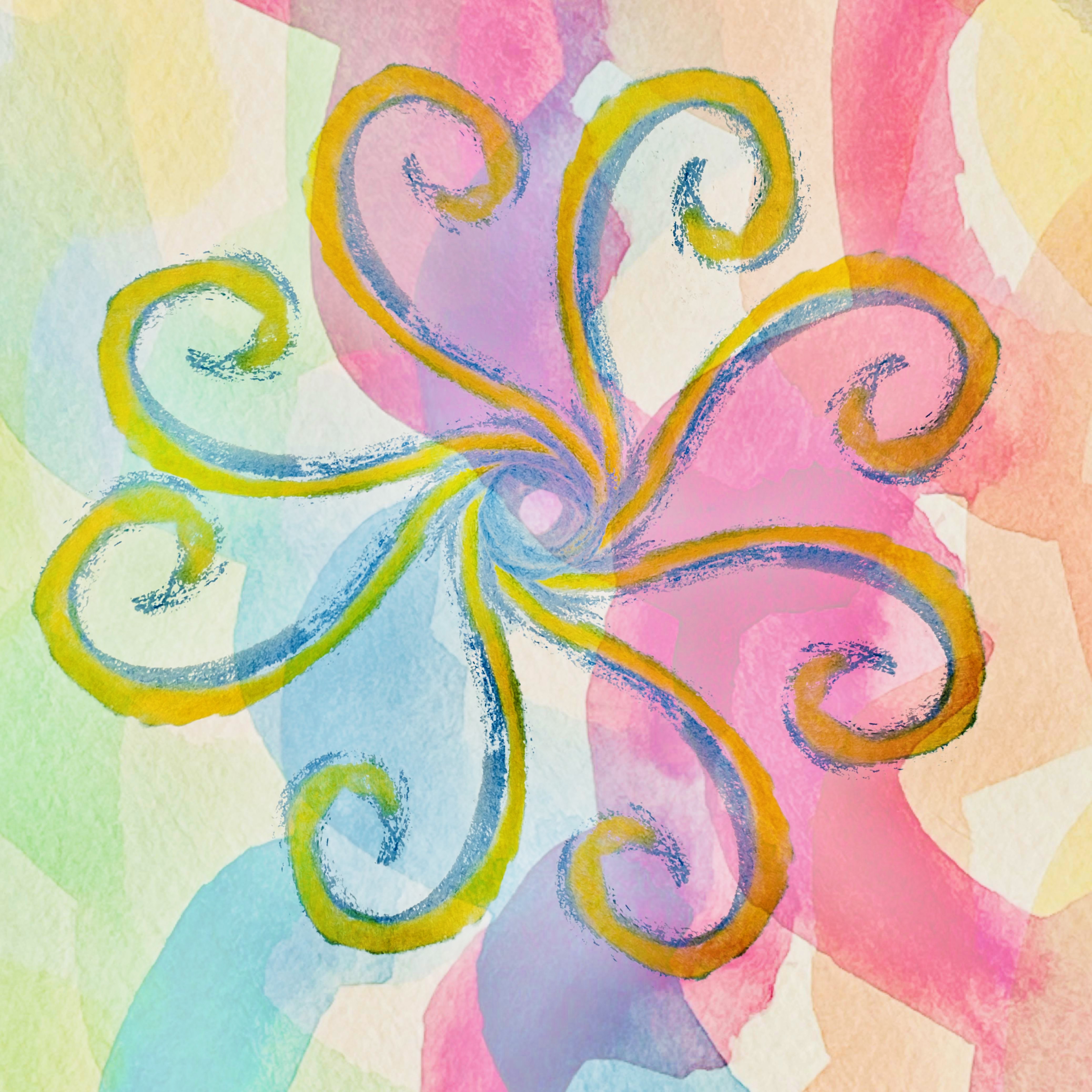 Swirl flower