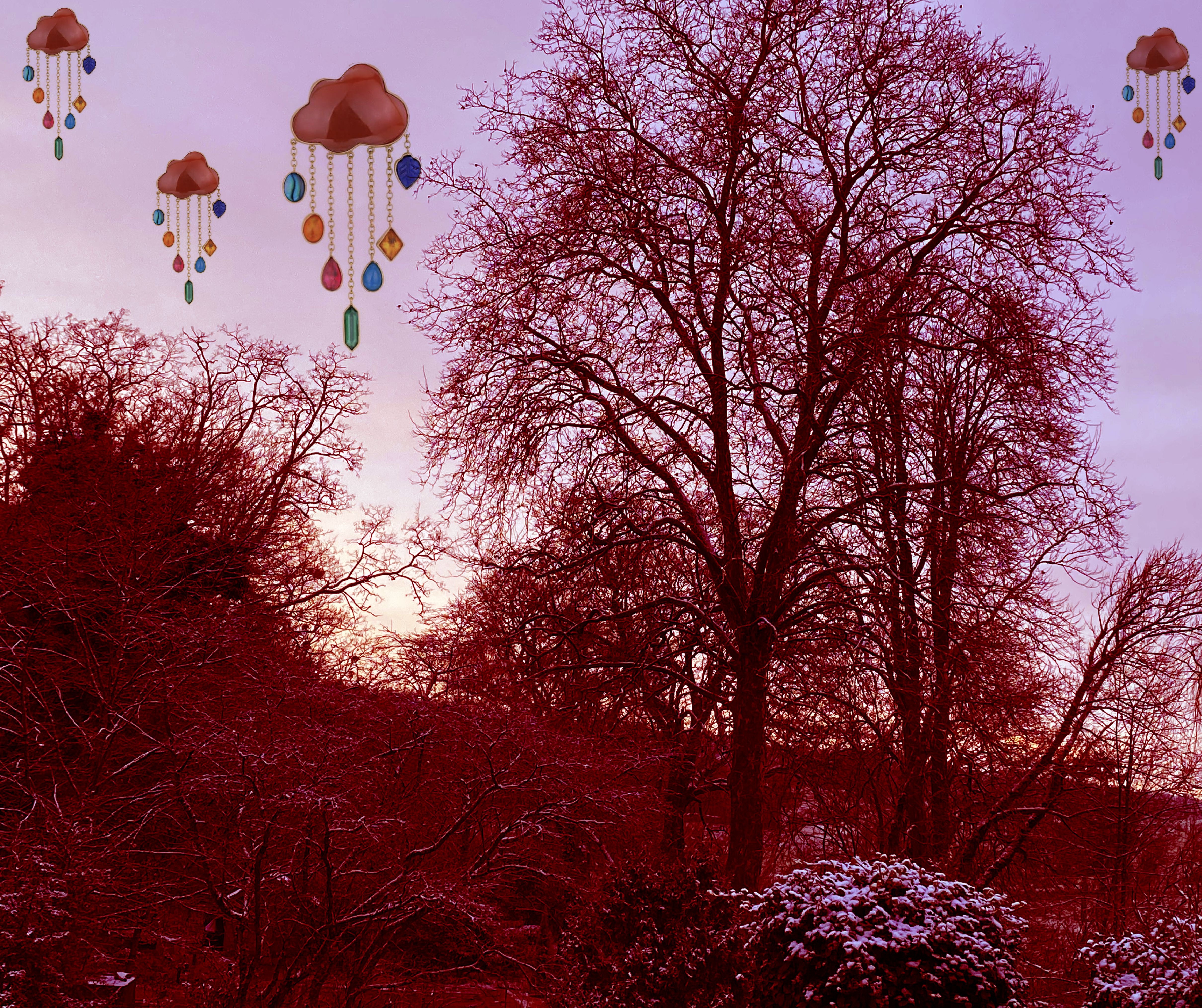 Une nature teintée de rouge