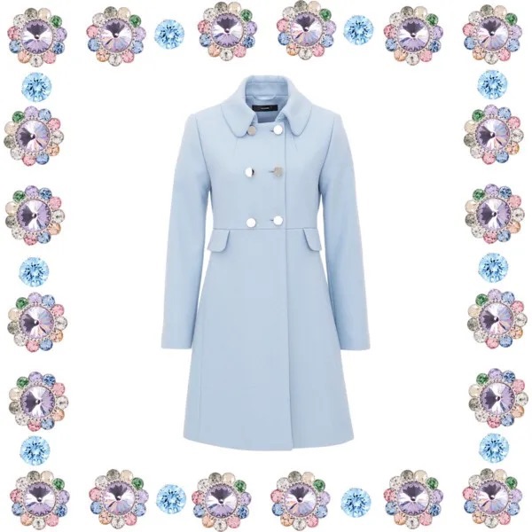 Luminous blue coat
