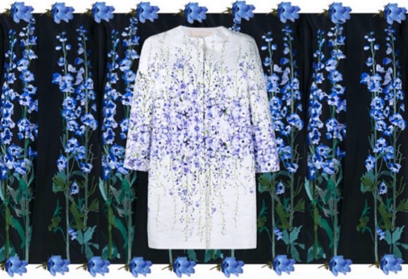 Luxurious blue flowers