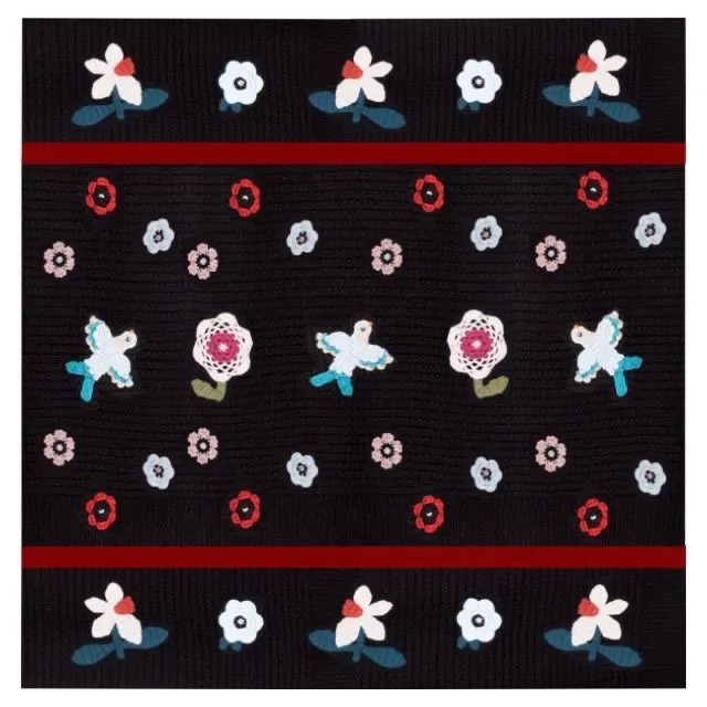 Pretty birds and flowers