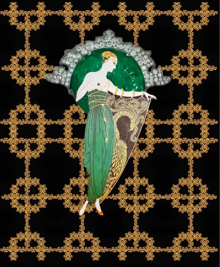 Art Deco Emerald