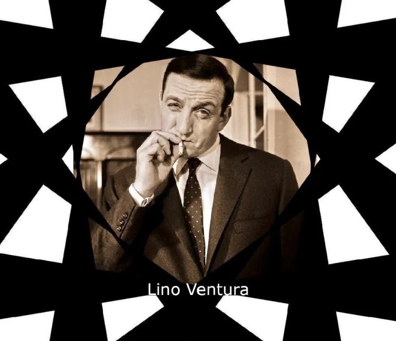 The Italian actor Lino Ventura