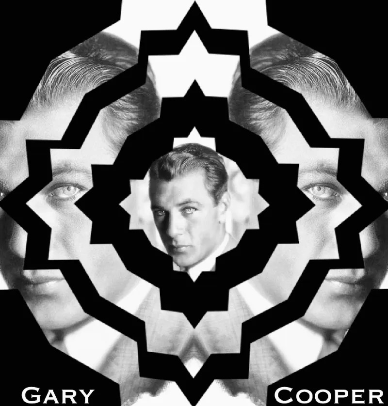 The Old Hollywood actor Gary Cooper