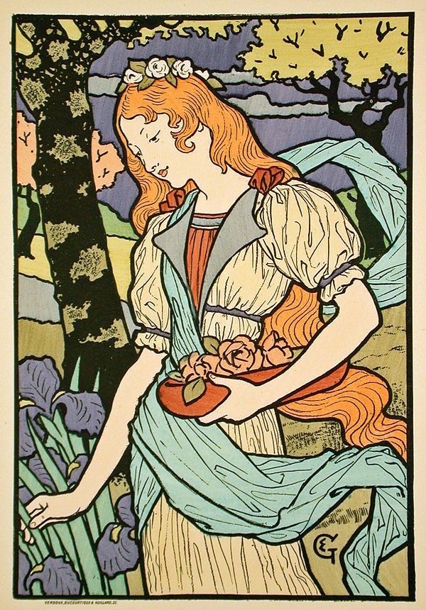 The Art nouveau artist Eugène Grasset