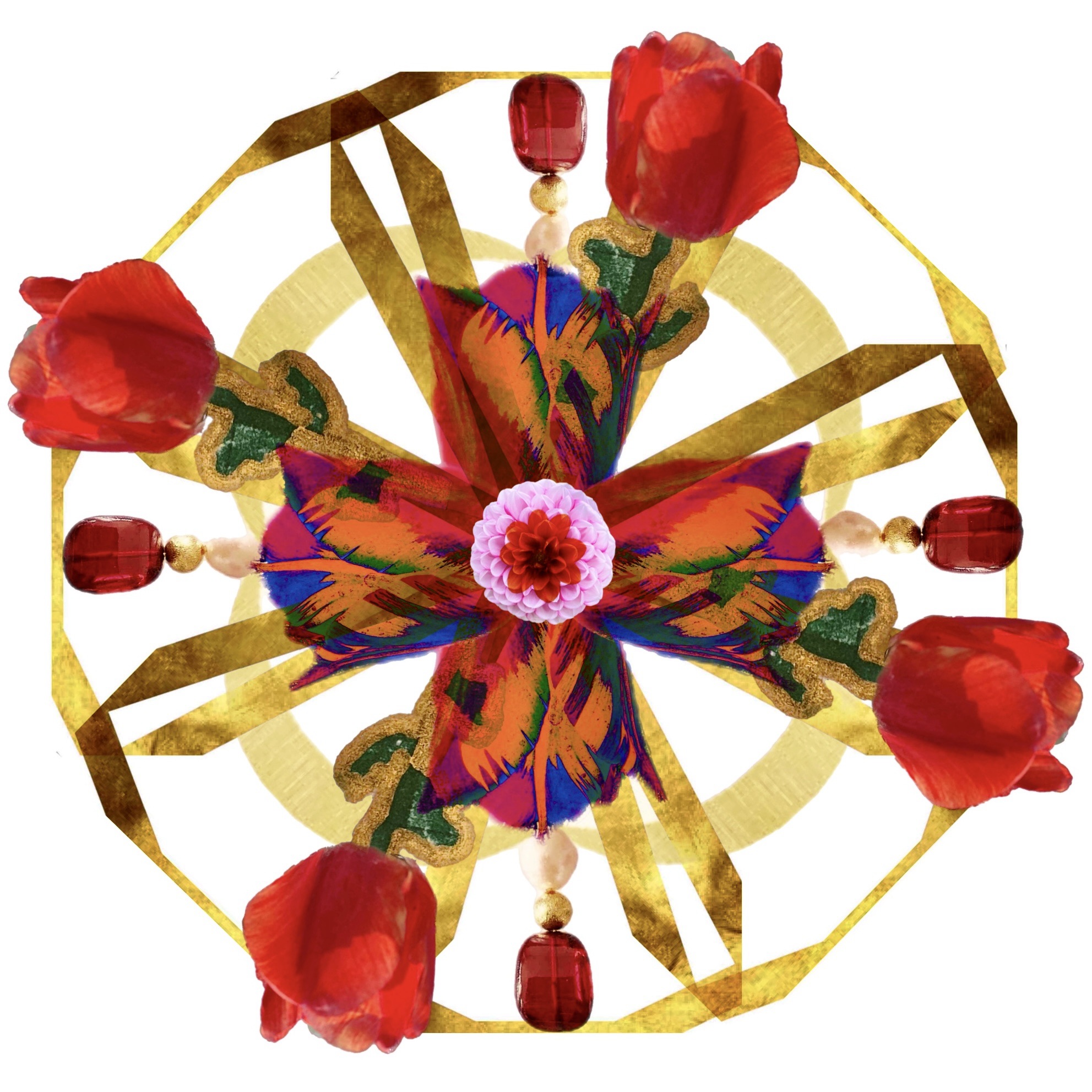 Une ronde de fleurs