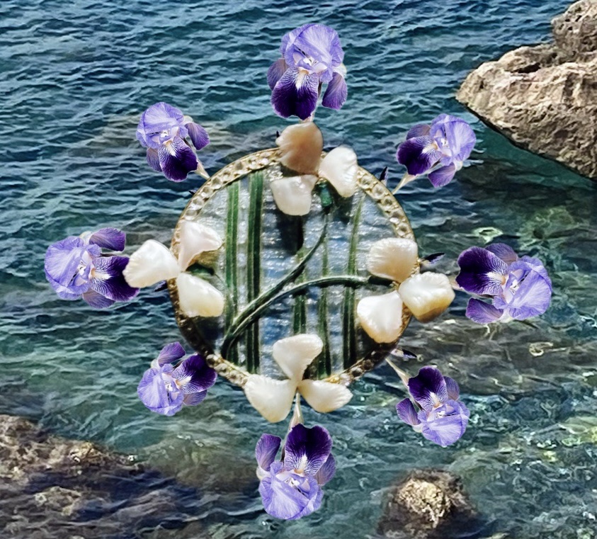 Iris in the sea