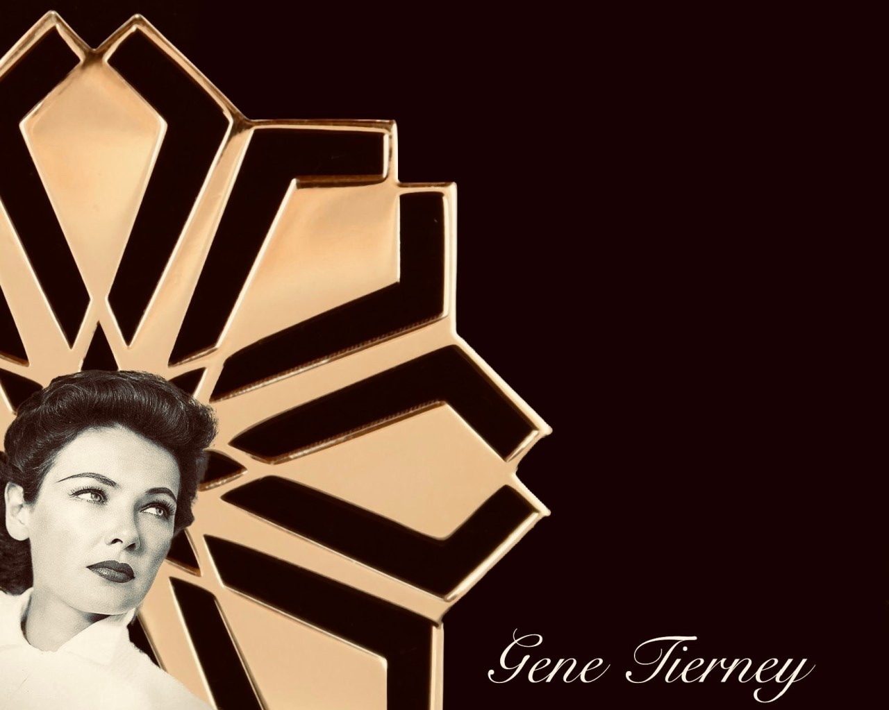 The wonderful actress Gene Tierney